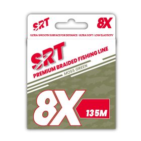   Sert Tresse 8x Srt Verde Muschio Filo Intrecciato 0,20mm 135m