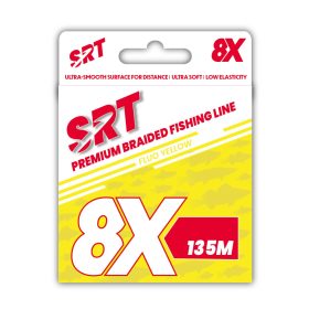 Sert Tresse 8x Srt Fluo Yellow Filo Intrecciato 0,16mm 135m