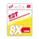 Sert Tresse 8x Srt Fluo Yellow Filo Intrecciato 0,20mm 135m
