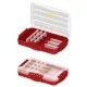 SRT 3076 Rosso Scatola porta attrezzi impermeabile con 12+3 scomparti 27x18x5cm