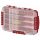 SRT 3076 Rosso Scatola porta attrezzi impermeabile con 14 scomparti 35,5x22,5x5,6cm