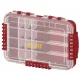 SRT 3076 Rosso Scatola porta attrezzi impermeabile con 14 scomparti 35,5x22,5x5,6cm