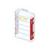 SRT 3080 Scatola per Wobbler a Doppio Lato con 2x6 Scomparti 19,5x13x4cm