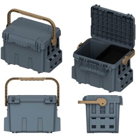 SRT 3090MF Cassetta da Pesca Grigio Scuro 35l 54x35x34,3cm