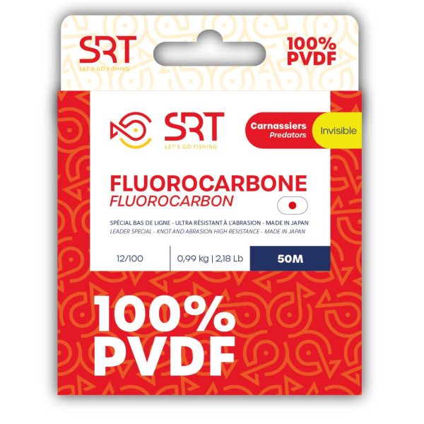 Sert Fluorocarbon SRT 100% PVDF 0,22mm 50m Fluorocarbon Leader