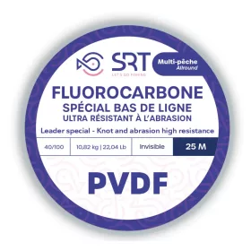   SRT Fluorocarbon SRT PVDF 0,50mm 25m Filo terminale Fluorocarbon