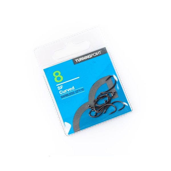 Spotted Fin Curved Barbless amo senza ardiglione misura 10