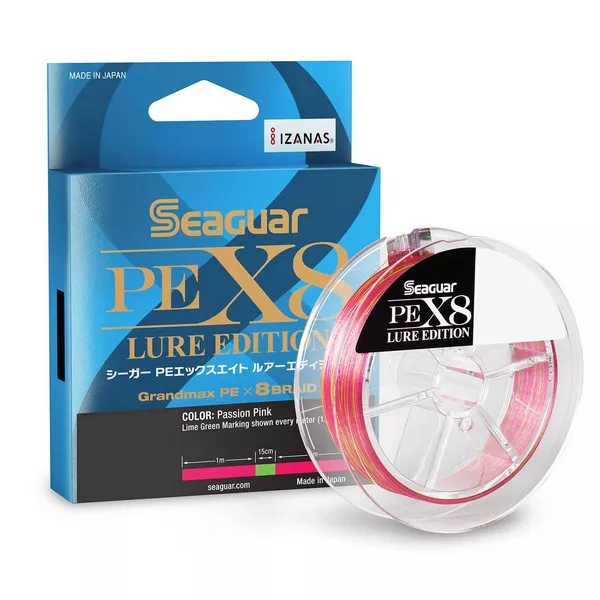Seaguar PE X8 Lure Edition Rosso 0,205mm 150m Trecciato principale