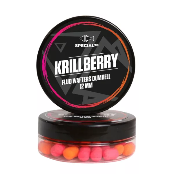 Speciál Mix 8mm Krillberry Boom Solubile, Pescoso Wafters Dumbell 20gr