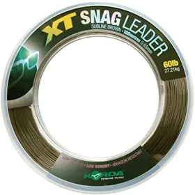   Korda XT Snag Leader 0,60mm 60lb Nylon 100m - trecciato per carpfishing