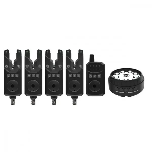 Sonik SKS2 Bite Alarms 4+1 Bivvy Lamp Set di segnalatori acustici elettronici