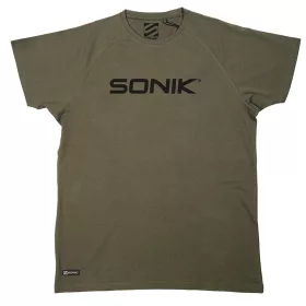 Sonik Raglan Maglietta Verde M
