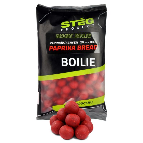 Stég Bionic Boilies 20mm Pane Paprika Boilie da Pastura 800gr