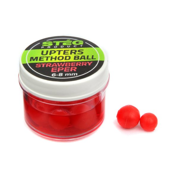 Stég Upters Method Ball Wafter Fragola 6-8mm 10pz