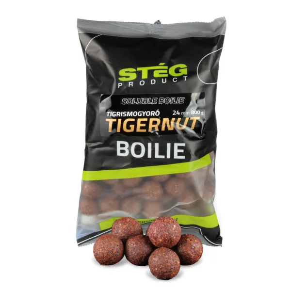 Stég Soluble Boilie Tigernut 24mm Etetőbojli 800gr
