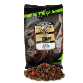   Mix di pellet Stég PVA-Spod 3-5-8mm Nocciolina Tigrata 800gr