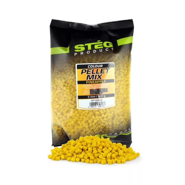 Pellet Mix Stég 5mm Ananas 800gr