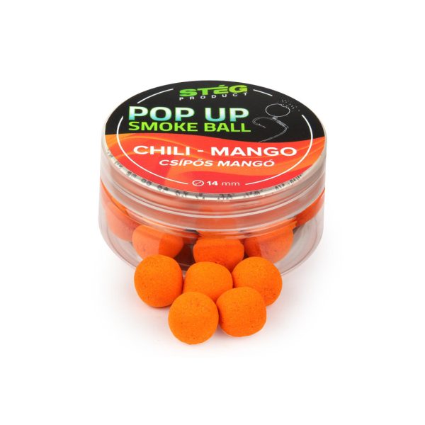 Stég Pop Up Smoke Ball 25mm Pop Up Chili-Mango 25gr