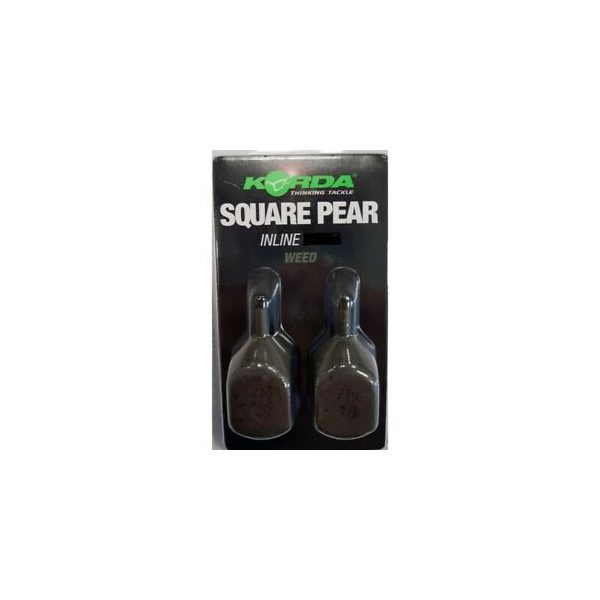 Korda Square Pear Inline Blister Piombo per Bojlis 70gr 2pz