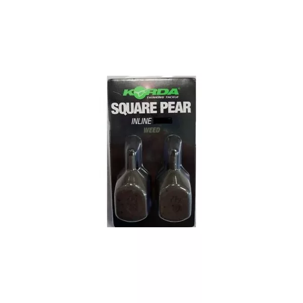 Korda Square Pear Swivel Blister Piombo da Carp Fishing 98gr
