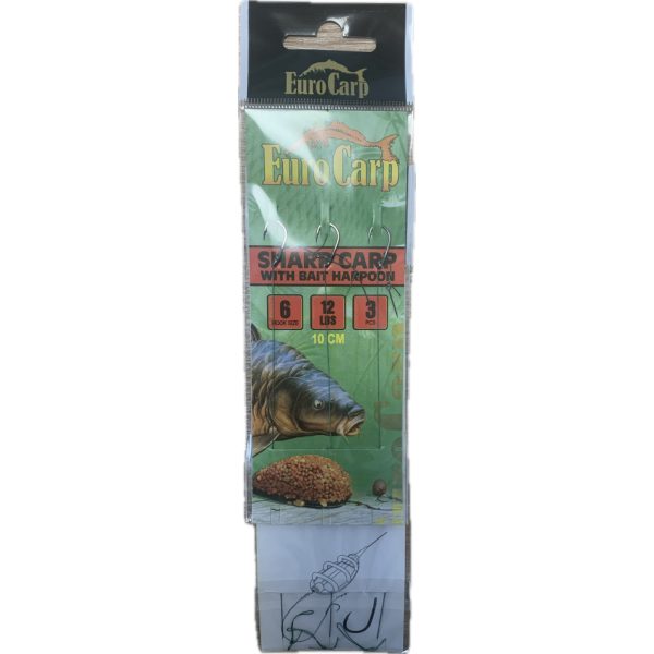 EuroCarp Terminale Feeder Pre-legato con Dardo Sharp #6