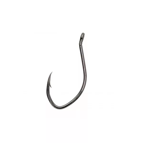 Amo singolo da pesca al siluro Vargas Catarzis Buffalo Single Hooks con occhiello, a barbetta #8/0