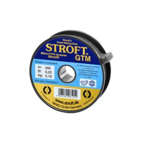   Stroft GTM Kékes Szürke Áttetsző 0,22mm 200m Monofil Főzsinór