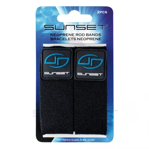 Sunset Neoprene Rod Bands 24x3cm Cinghia per canna