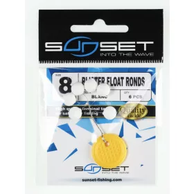 Sunset - GALLEGGIANTE A BLISTER TONDO BIANCO 6mm - Stopper