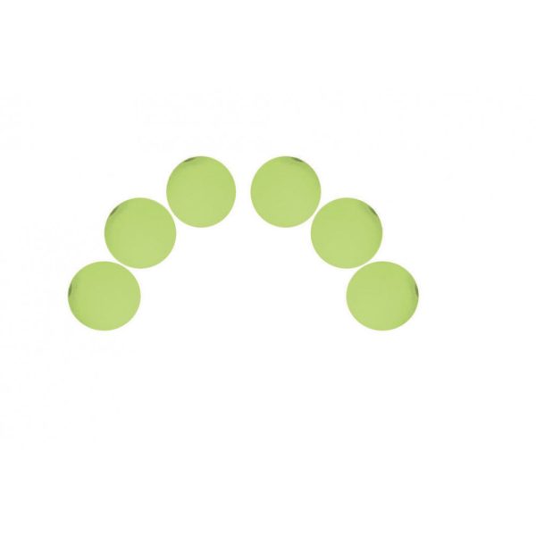 Sunset - GALLEGGIANTE A BLISTER TONDO VERDE FOSFORO 8mm - Stopper