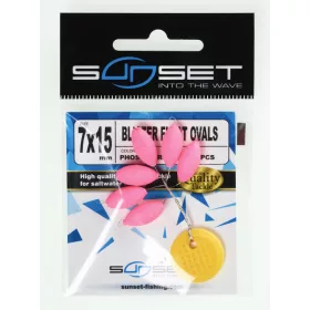   Sunset - GALLEGGIANTI A BLISTER OVALI ROSA FOSFORO 5x10mm - Stopper