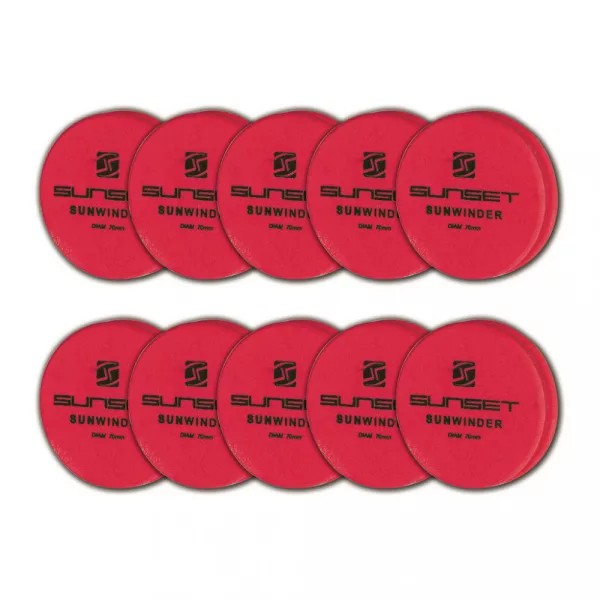 Sunset - SUNWINDER 50MM - RED - 10PCS - Porta-finali in EVA