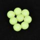 Sunset - BEADS FLOATING ROUND LUMINOUS GREEN 6mm X20 - Stopper