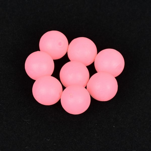 Sunset - BEADS FLOATING ROUND LUMINOUS PINK 8mm X20 - Stopper
