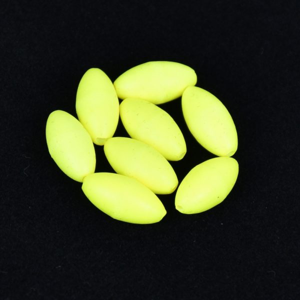 Sunset - BEADS FLOATING OVAL FLUO YELLOW 7x15mm X20 - Stopper
