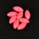 Sunset - BEADS FLOATING OVAL FLUO PINK 7x15mm X20 - Stopper