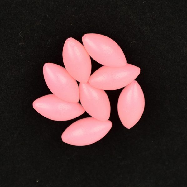 Sunset - BEADS FLOATING OVAL LUMINOUS PINK 7x15mm X20 - Stopper