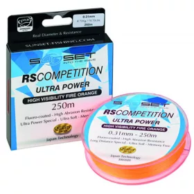   Sunset Nylon RS Competition Ultra Power Hi-Visibility 0,27mm 1000m Monofilo Linea Principale