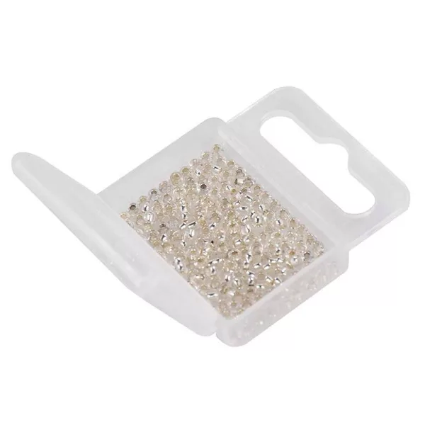 Sunset Micro Glass Beads Trasparenti 1,5mm Perline di Vetro 200pz