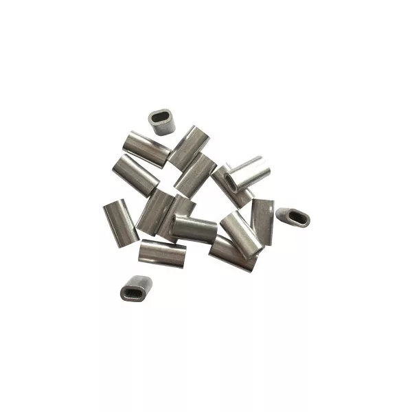 Sunset Aluminium Oval Sleeve ST-S-6029 1x2x10mm Manicotto a crimpare 20pz