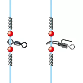   Sunset Stainless Steel Locking Spring Con copertura protettiva in silicone L 1m