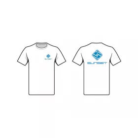 Sunset - MAGLIETTA BIANCA SUNSET XXL - Maglietta