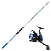 Canna Sunset Senslia ZXR 350-5 DetectionTip e Mulinello Sunfish ZXR 601 FD Set Pesca Marina