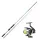 Canna Sunset Seavenger Squid-Egi 240-2M (5/25g) e Mulinello Seavenger SW 4002FD Set Pesca Marina