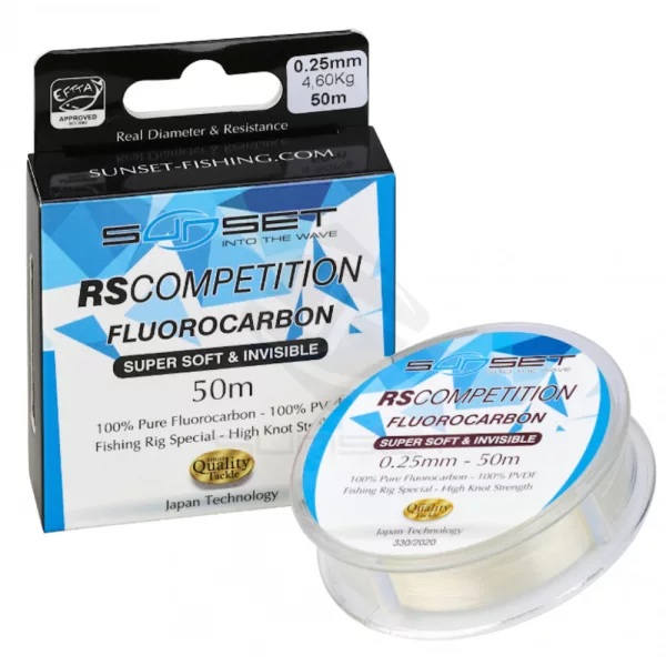 Sunset - FLUOROCARBON SUPER MORBIDO RS COMPETITION 0,20mm 50M - Fluorocarbon
