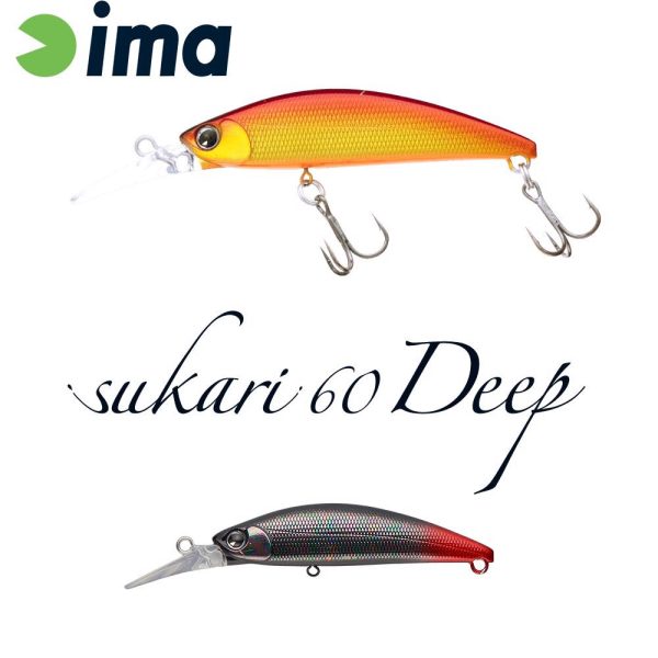 Ima Sukari 60 Deep 6cm 8gr 014 Titanium Black 2 Wobbler