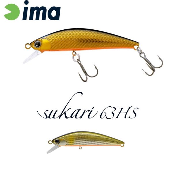 Ima Sukari 63HS 6,3cm 8gr 010 Orange Belly Ayu Wobbler