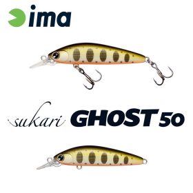  Ima Sukari Ghost 50SU 5cm 3,2gr 010 Pearl Yamame Trout Wobbler