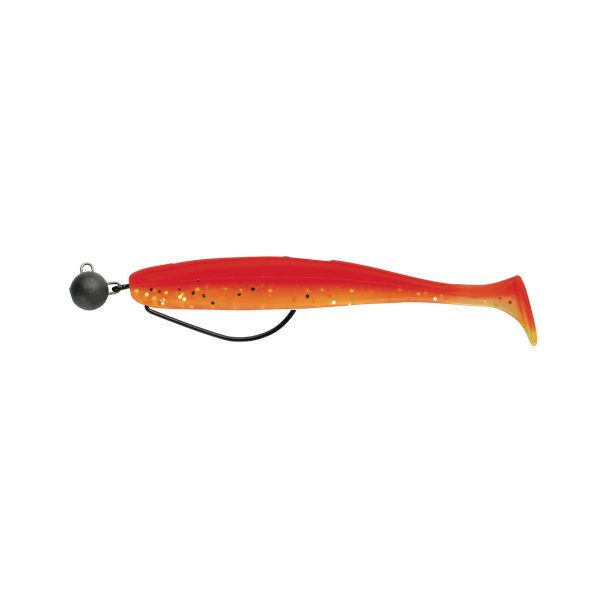 Swimy Cheburashka Pompei Shad Rig Esche in gomma K040 150mm - 14gr - Ready Rig - Piombo Cheburashka - Pre-assemblato