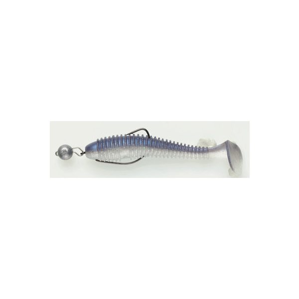Swimy Cheburashka Galfion Fat Shad Rig Esche in gomma K05 120mm - 10gr - Ready Rig - Piombo Cheburashka - Pre-assemblato